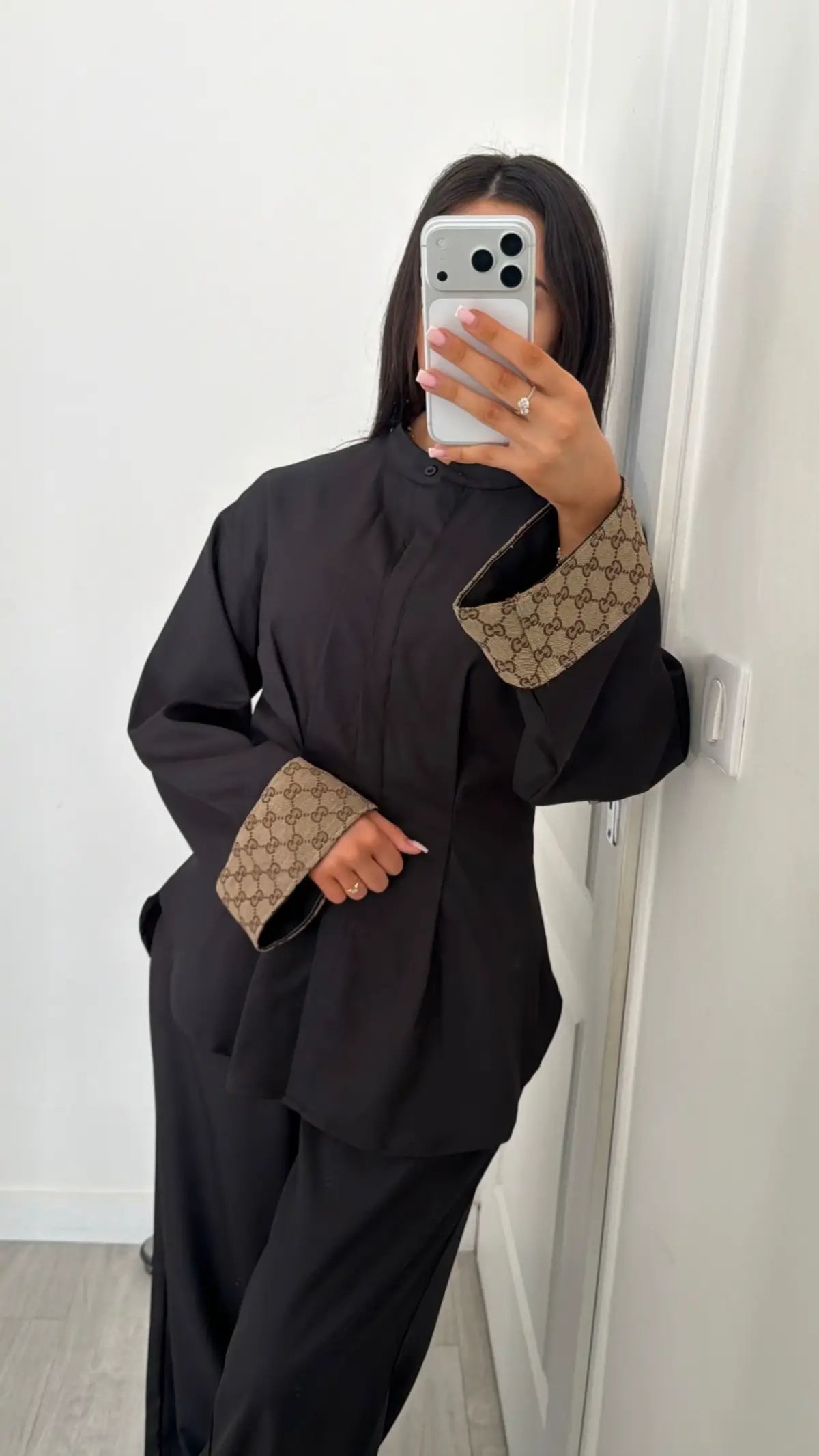 Chemise Kimono Black