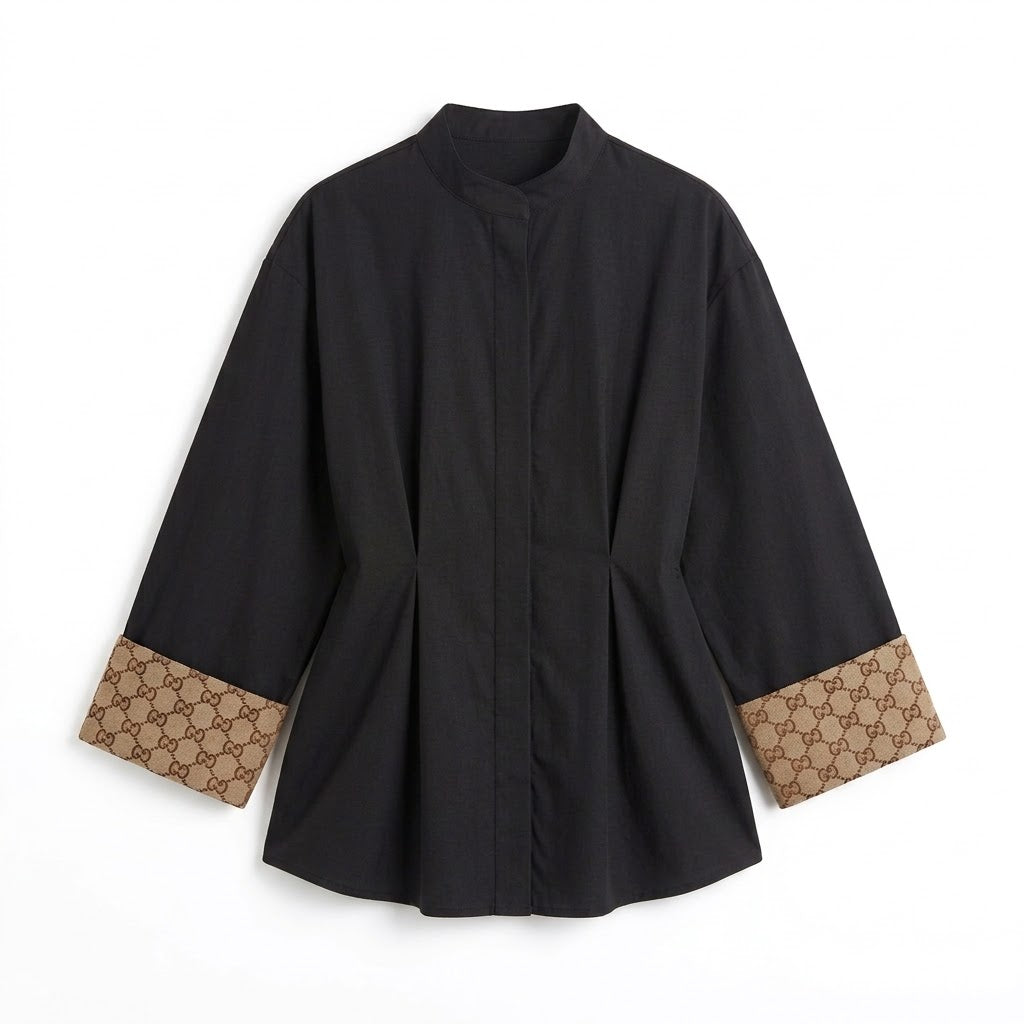 Chemise Kimono Black